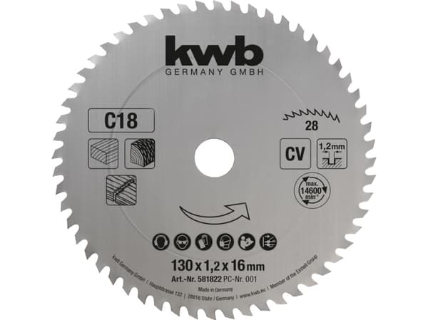 kwb 586922 Rundsavblad 190 x 30 mm 1 stk