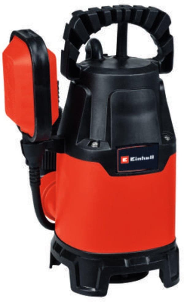 Einhell spildevandspumpe GC-DP 3325 (330 W - 9.500 L/h leveringskapacitet - maks. 6 m leveringshøjde - Ø 25 mm partikelstørrelse snavs - termisk overb