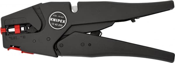 Knipex 12 40 200 SB Trådstripper Sort (12 40 200 SB)