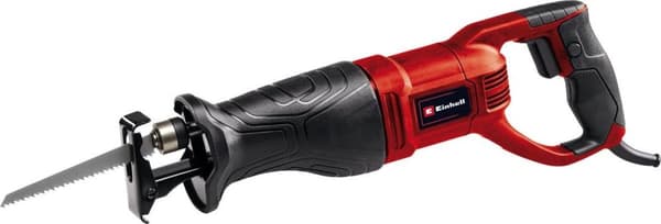Einhell stempelsav TC-AP 690 E (690 W, slaghøjde 20 mm, maks. tomgangshastighed 2.800 o/min, skæredybde 115 mm i træ)