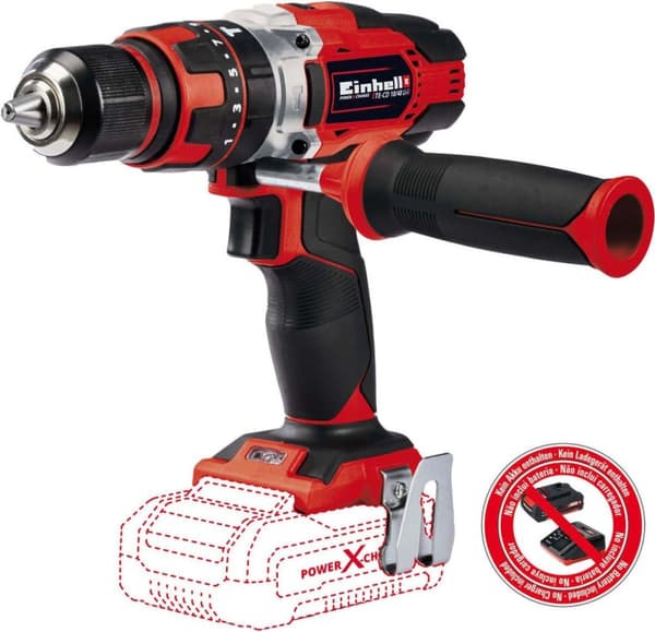 EINHELL TE-CD 18/48 Li-i Solo, sladdlös slagborr och skruvmejsel, Power X-Change