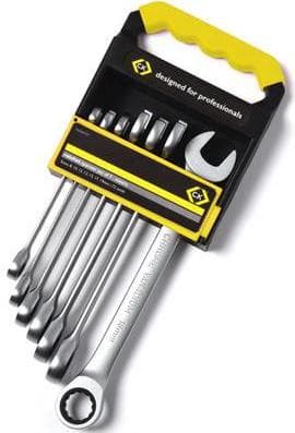 CK kombinationsnøglesæt 7 dele 8 - 19 mm T4344M7ST (T4344M7ST)