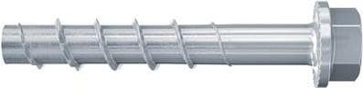 fischer UltraCut FBS II 8x90 40/25 US TX, tehokas betoniruuvi (50 kpl), ruuvi sisäkäyttöön, kuusioruuvi turvalliseen kiinnitykseen betoniin ja muurauk