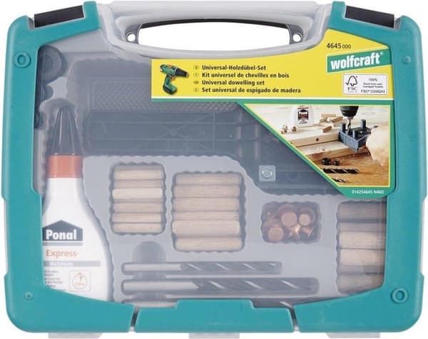 Wolfcraft Dowel Set I Box