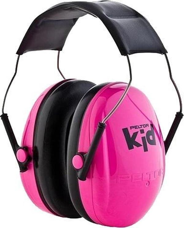 3M Peltor Kid hörselkåpa med pannband, rosa