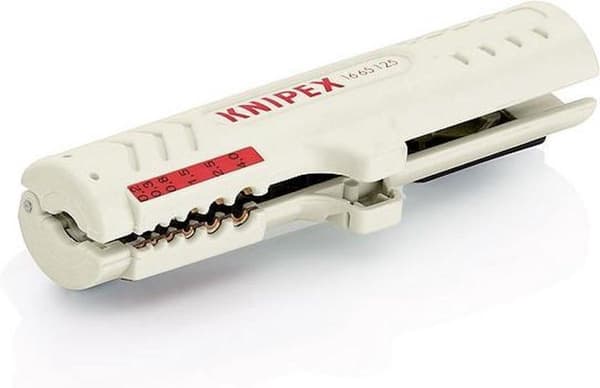 Knipex 16 65 125 SB Kabelafisoler Velegnet til CAT5-kabel 4,5 til 10 mm 0,2 til 4,0 mm²