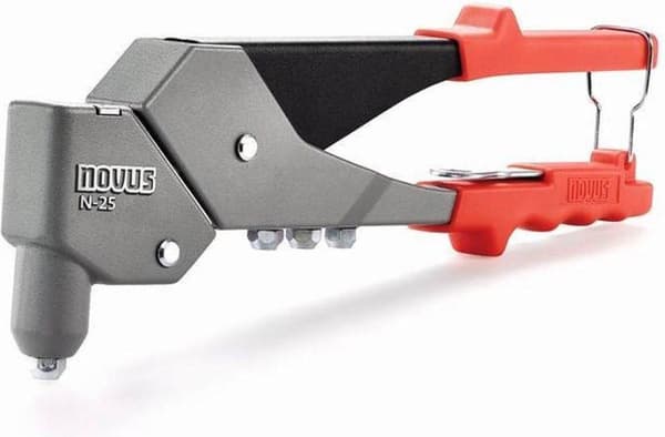 Novus Pop nittepistol N-25 Vario grå og rød