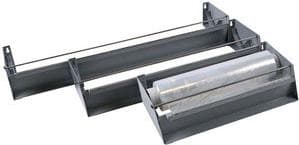 HYGOSTAR foliedispenser med såg, för 600 mm folier av rostfritt stål, för enstaka rullar, med exakt avrivningskant, - 1 st (88822)
