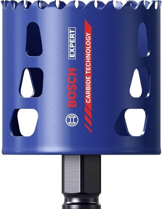 Bosch Expert Tough Material - hulsav - til plast, mursten, bløde fliser, rustfri stålplader, træ med metal - 68 mm