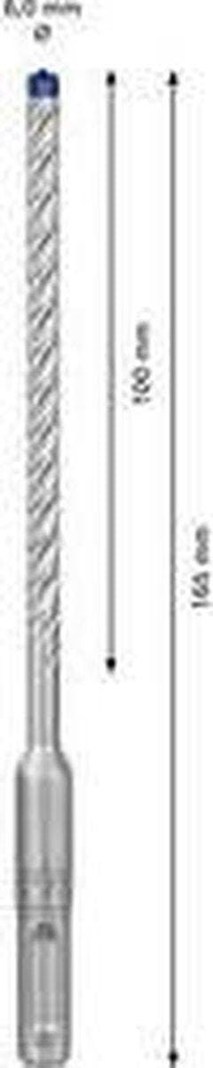 Bosch 2608900160 EKSPERT Slagboremaskine SDS plus-7X 10stk 6x100x165mm