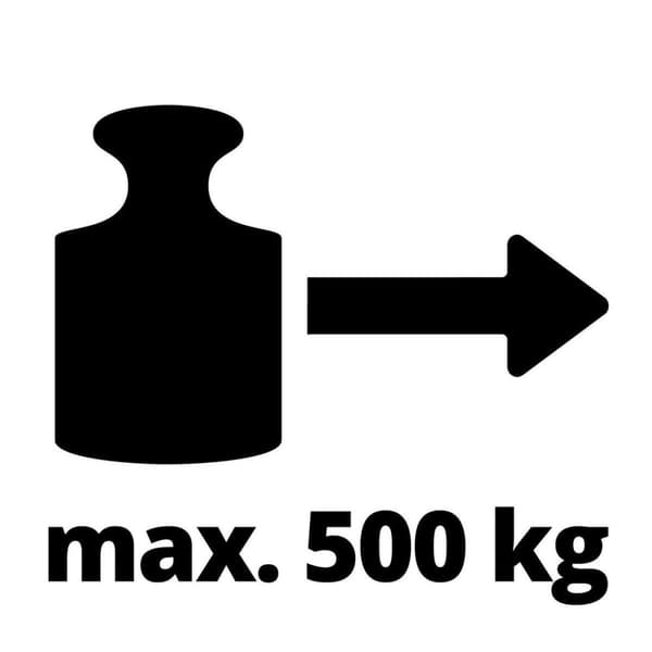 Einhell 2260160 Käsivinssi Vetovoima (vieri): 500 kg Rekyylilukko