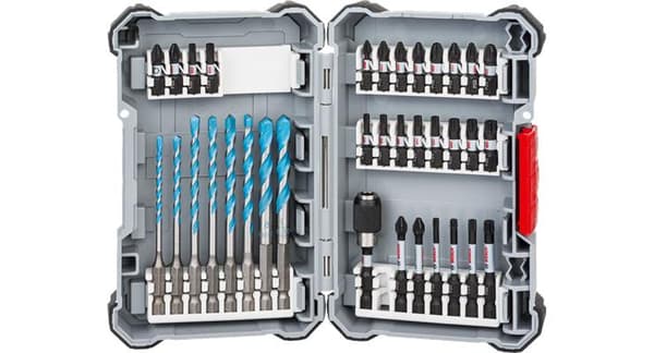 Bosch - Skruetrækker og boresæt - til multi-formål - spiralbor - 35 stykker - 6,35 mm - torx, phillips, pozidriv, hex - længde: 50 mm, 25 mm, 60 mm (2