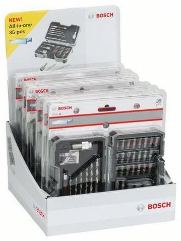 Bosch metalspiralbor og skruebitssæt - 35 dele - 2607017328