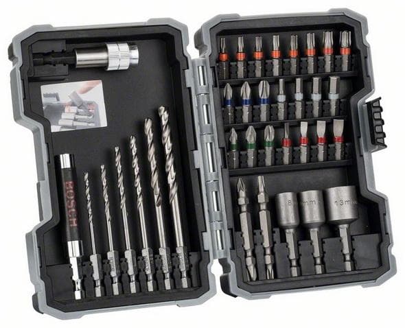 Bosch metalspiralbor og skruebitssæt - 35 dele - 2607017328