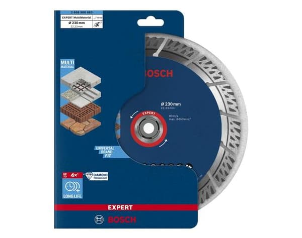 Bosch Expert Multi Material - diamantskæreskive - til beton, armeret beton, mursten, porebeton - 150 mm