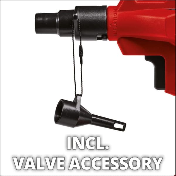 Einhell Batteriluftpump CE-AP 18 Li Solo Power X-Change (li-ion - 18 V - lufttillförsel 670 l/min - arbetstryck 0,05 bar - leverans utan batteri och l