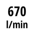Miniatyrbild 6 av 11: Einhell Batteriluftpump CE-AP 18 Li Solo Power X-Change (li-ion - 18 V - lufttillförsel 670 l/min - arbetstryck 0,05 bar - leverans utan batteri och l