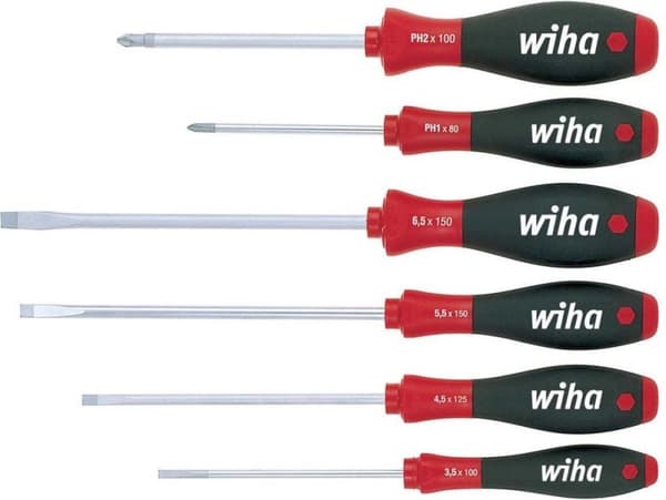 Wiha 302 HK6 SO SoftFinish slids-/ stjerneskruetrækkersæt - 6 stk.