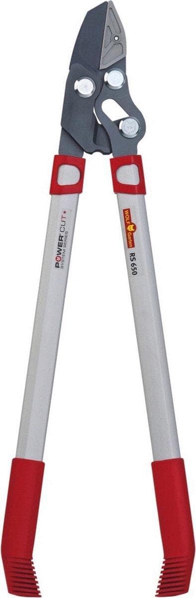 WOLF-Garten Loppers POWER CUT RS 650 - længde 650 mm - aluminiumsarme - 2x mere kraft - justerbar klingespænding - ambolt
