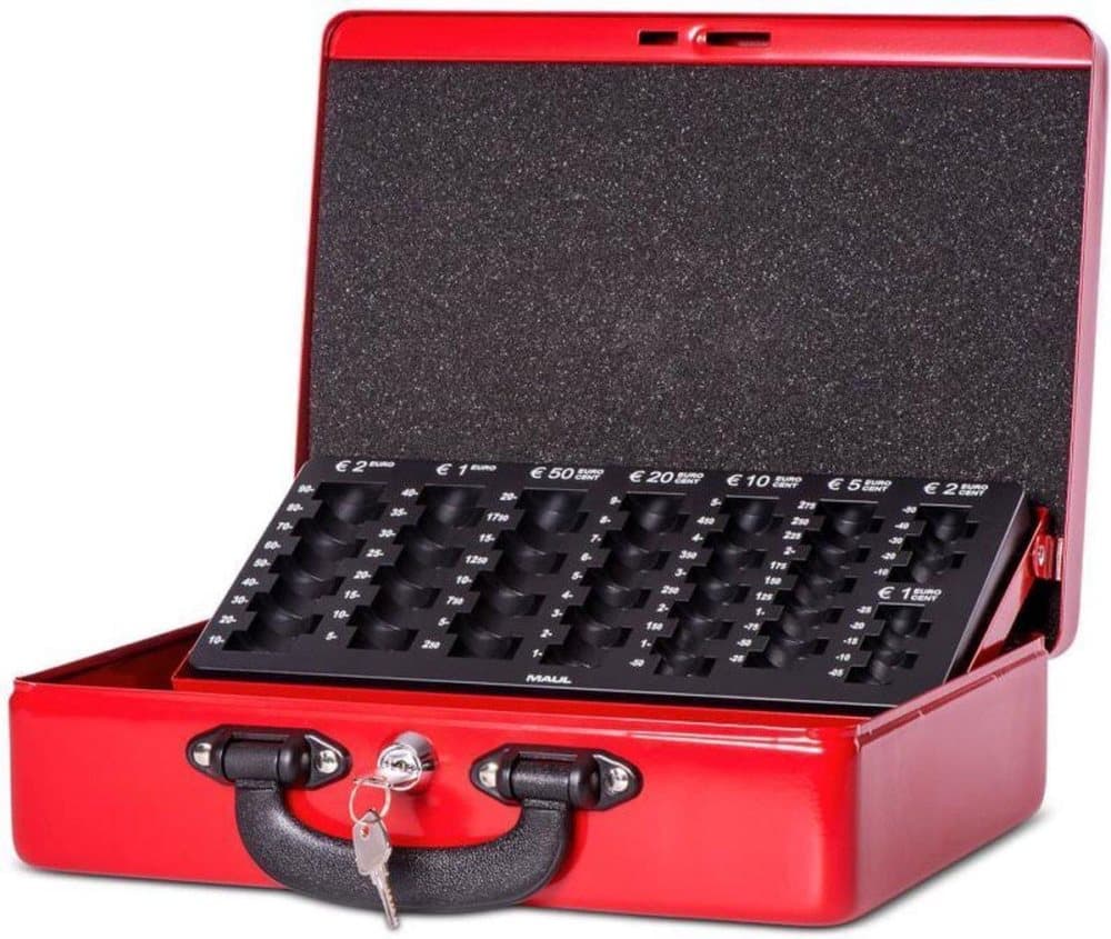 Sparbössa MAUL GK 6, euromyntinsats, 300 x 245 x 93 mm, blå