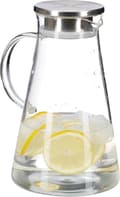 Pikkukuva 1 / 11: Relaxdays kannellinen vesikannu - 1,8 l - lasikannu - mehukannu - kannu - suodattimella