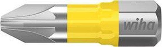 Wiha 7929-12225 7012Y PZ2 x 25 mm 42295 Phillips bit PZ 2 hærdet molybdæn vanadium stål 1 stk (42295)