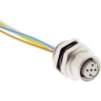 Harting 21 03 371 2403 Givar-/ställdonkontakt M12 Antal stift: 4 Sockel, infällt 1 st.