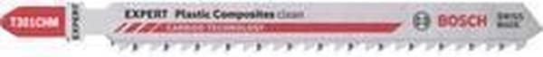 Bosch 2608900566 EXPERT 3-osainen 'Plastic Composites Clean' T 301 CHM -pistosahanterä - 117 mm
