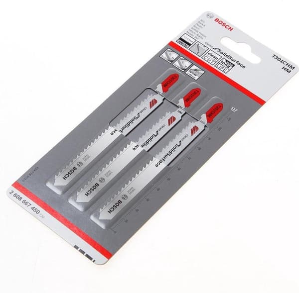 Bosch 2608900566 EXPERT 3-osainen 'Plastic Composites Clean' T 301 CHM -pistosahanterä - 117 mm