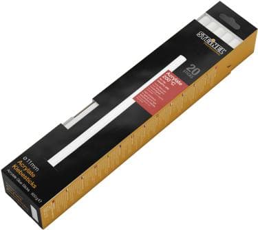 STEINEL 052423 - Varmlimstift, Ø 11 mm, flex, gennemsigtig, 20 stk (70125)