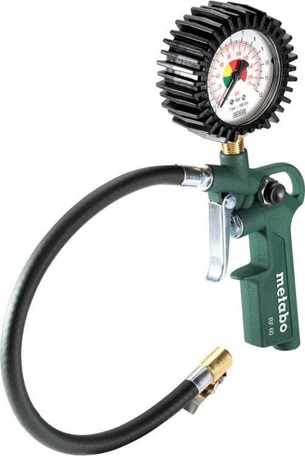 Metabo RF 60 - Dækpumpe - Til kompressor - inkl. trykmåler