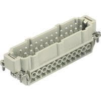 Harting 09 33 024 2611 Stikindsats Han® E 24 + PE Skruer 1 stk.