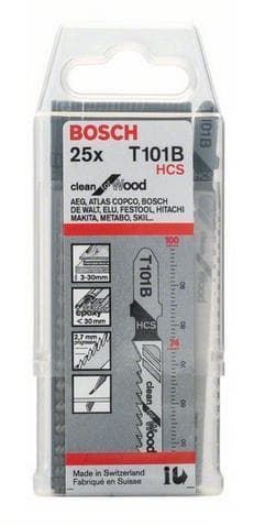 Bosch - Sticksågsblad T 101 B Clean for Wood
