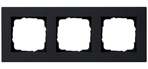 Gira afdækningsramme 3f. sw flat 0213095 (0213095)