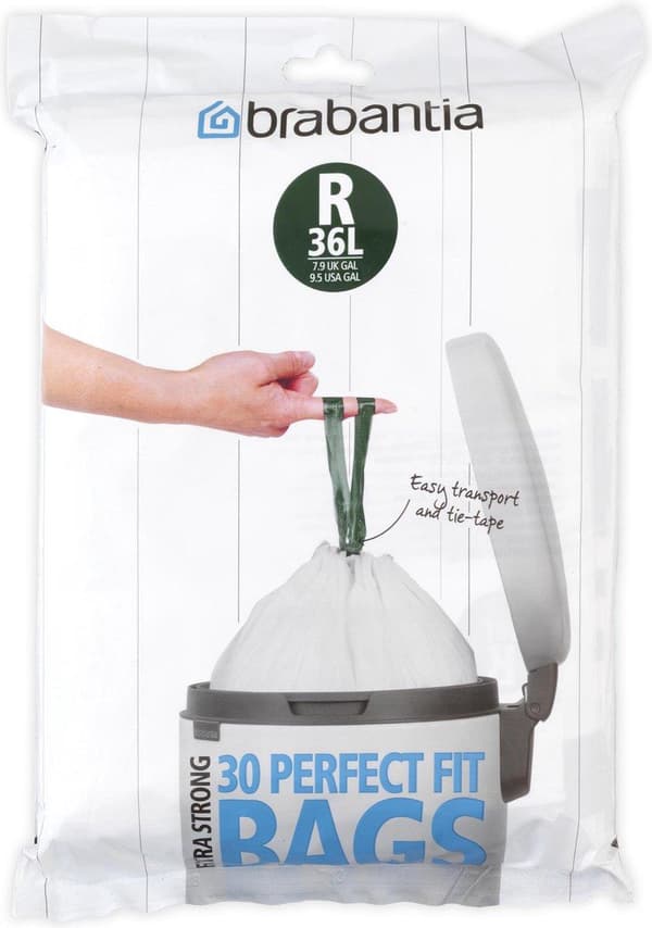 Brabantia PerfectFit Affaldssække - 36 l - Kode R - 30 stk