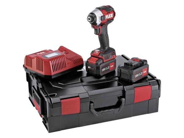 Flex ID 1/4 18.0-EC-HD/5.0 Set 520771 Batteri slagboremaskine Antal batterier, der følger med 0 2.5 Ah, 5 Ah, 8 Ah uden batteri