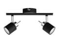 Miniatyrbild 1 av 3: Philips Meranti tak-/väggspotlight 2 x, Utanpåliggande spotlight, GU10, 2 lampor, 220-240 V, Svart