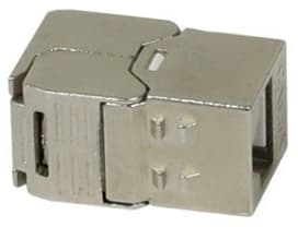 Keystone-moduuli TP-liitin RJ45 CAT6A 500MHz Lyhyt ja kaapelikiristin Synergy 21