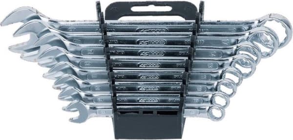 KS Tools jakoavainsarja säilytystelineellä (8 kpl 8-19mm)