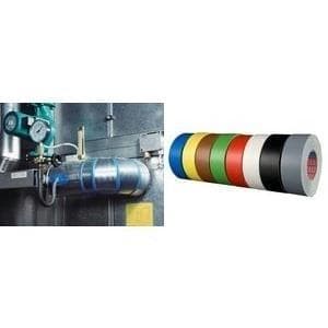 Tesa 04651-00010-00 stoftape 4651 Premium, 25 mm x 25 m, sort