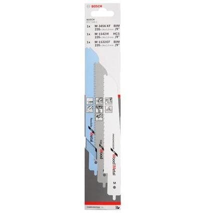 Bosch sticksågsbladssats, 3 delar, PFZ 500 EM 1142 H, M 3456 XF, M 11 2608656934 (2608656934)