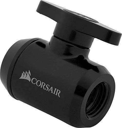 CORSAIR Hydro X Series XF Palloventtiili - Nestejäähdytysjärjestelmä Manuaalinen palloventtiili - Musta