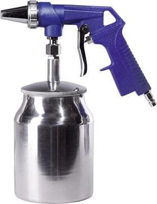 Aerotec trykluftsandblæsepistol ca. 5,4 l/s/6-8 bar/beholder 0,7 l/for kornstørrelse 0,2-0,8 mm (200950)