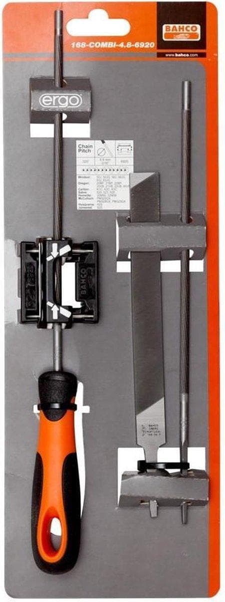 Bahco 168-COMBI-4.0-6922 Motorsavsfilsæt med filstyr - 200mm