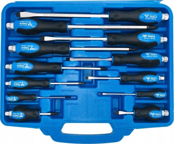 Brilliant Tools BT034012 Skruetrækkersæt 12stk