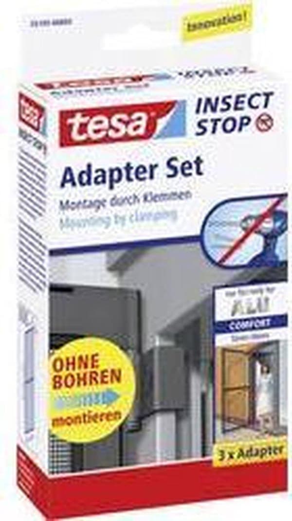 tesa 55193-03 Adapter Alu Comfort Fluenet adapter sæt Passer til mærket Tesa Tesa fluenet 3 stk.