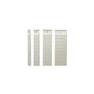 NOBO T-kortholder til kortstørrelse 4, med 54 pladser, mål: (B)128 mm x (H)960 mm, lavet af metal (1900405)