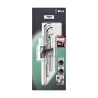 Wera 05073594001 Sekskantnøgle L-formet unbrakonøglesæt Metrisk/Imperial 9 stk (05073594001)