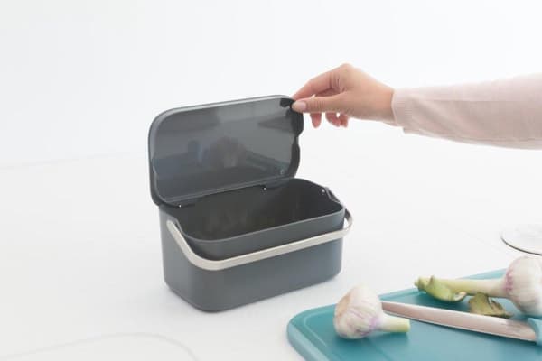Brabantia SinkSide Bordplade affaldsbeholder - 1,8 liter - Mørkegrå