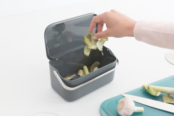 Brabantia SinkSide Bordplade affaldsbeholder - 1,8 liter - Mørkegrå